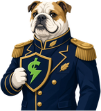The General, the CashWars bulldog mascot